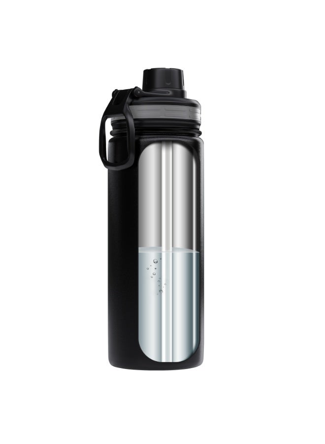 زجاجة حرارية من ويسبر ActiveMax Steeline سعة 500 مل – أسود - Image 3