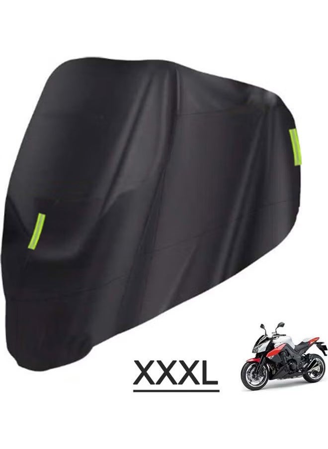 Hihonor Universal Motorcycle Cover,All Season Waterproof Outdoor Protection Against Dust, Debris, Rain  - Image 1