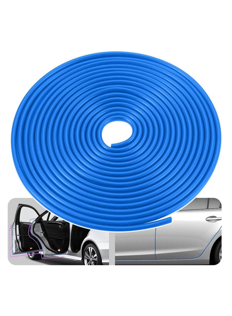 Generic 5 Meters Car Door Edge Protector – Blue Rubber Trim Strip – Anti-Collision & Dustproof – Universal Fit  - Image 1