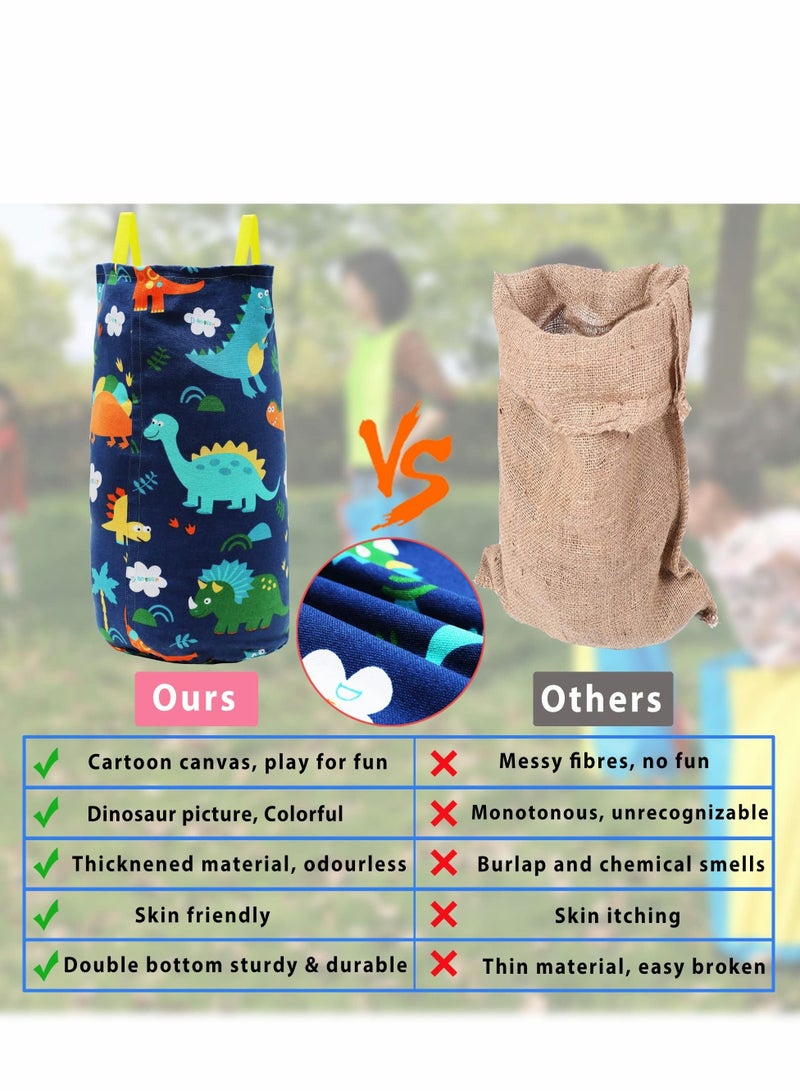 Excefore Outdoor Games for Kids, Potato Sack Race Bags, Bean Bag Toss, 3 Legged Bands, Egg and Spoon Game, Prizes, Outside Lawn Birthday Party Carnival, Camping (36 PCS) - Image 2