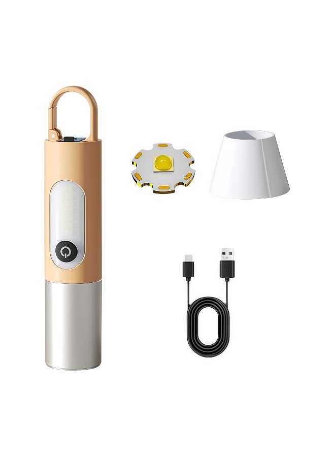 Bolan New High-Intensity Flashlight, Multifunctional Outdoor Long-Range Illumination Flashlight, White Laser Work Side Light (White) - Image 1