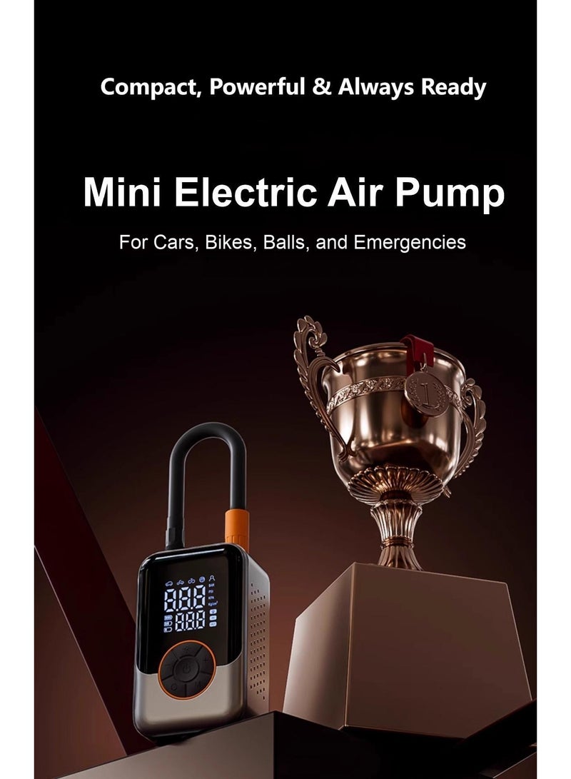 Generic Tire Inflator Portable Air Compressor Cordless, Fast Car Tires Air Pump with LED Light, Digital Display and Auto Stop Function, For Car,Motorcycle, Ball, Bike - Image 1