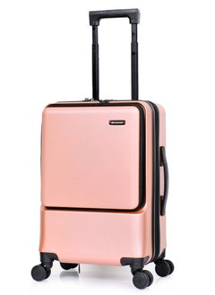 MORANO Luggage Carry-On Trolley Bag  With 4 Spinner Wheels TSA Lock 20 inch Size (Rose Gold)  - Image 2