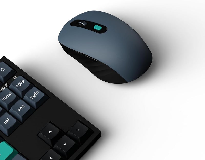 Keychron B33 Wireless Keyboard & BM25 Mouse Combo Silent Scissor Switches 80% TKL Tri-Mode Connectivity 1000Hz Polling Rate PAW3212 Sensor Web Launcher English-Arabic Black - KB1-AR - Image 5