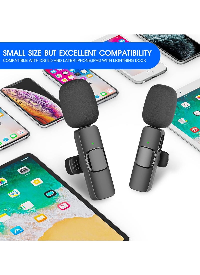 GTSOL - Wireless Microphone for iPhone and Android - Compatible with Samsung s24 & iPhone 15 Series - Wireless Lavalier Microphone for Android - USB C Microphone for Video Recording Vlogging (2 in 1) - Image 1