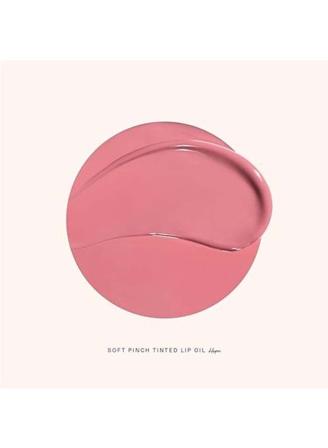 Rare Beauty by Selena Gomez Soft Pinch Tinted Lip Oil Stain - Hope (nude mauve, 3ml) - Hydrating, Lightweight, and Long-Lasting Lip Tint with a Glossy Finish - Image 3