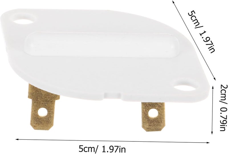 2pcs Professional Dryer Thermal Fuse Protector Safe and Reliable Replacement Accessories for All Dryer Brands Easy to Install Ensures Optimal Drying Performance - Image 2