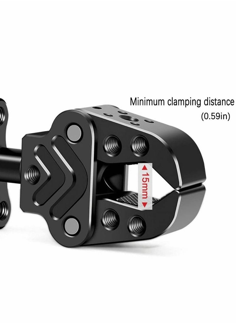 Y&D - Camera Clamp Mount,Multi-Functional C with 1/4" Thread for DSLR Camera,for Ronin,for Gopro,LCD Field Monitor,LED Lights,Flash, Mic,Action Cam - Image 1