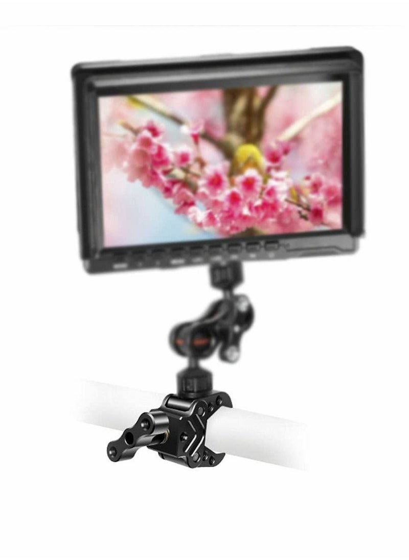 Y&D - Camera Clamp Mount,Multi-Functional C with 1/4" Thread for DSLR Camera,for Ronin,for Gopro,LCD Field Monitor,LED Lights,Flash, Mic,Action Cam - Image 1