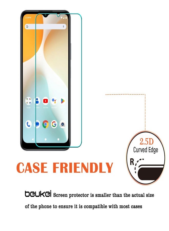 beukei (3 Pack) Designed for BLU F5 5G 2024 Screen Protector Tempered Glass, Anti Scratch, Bubble Free, 9H Hardness - Image 4