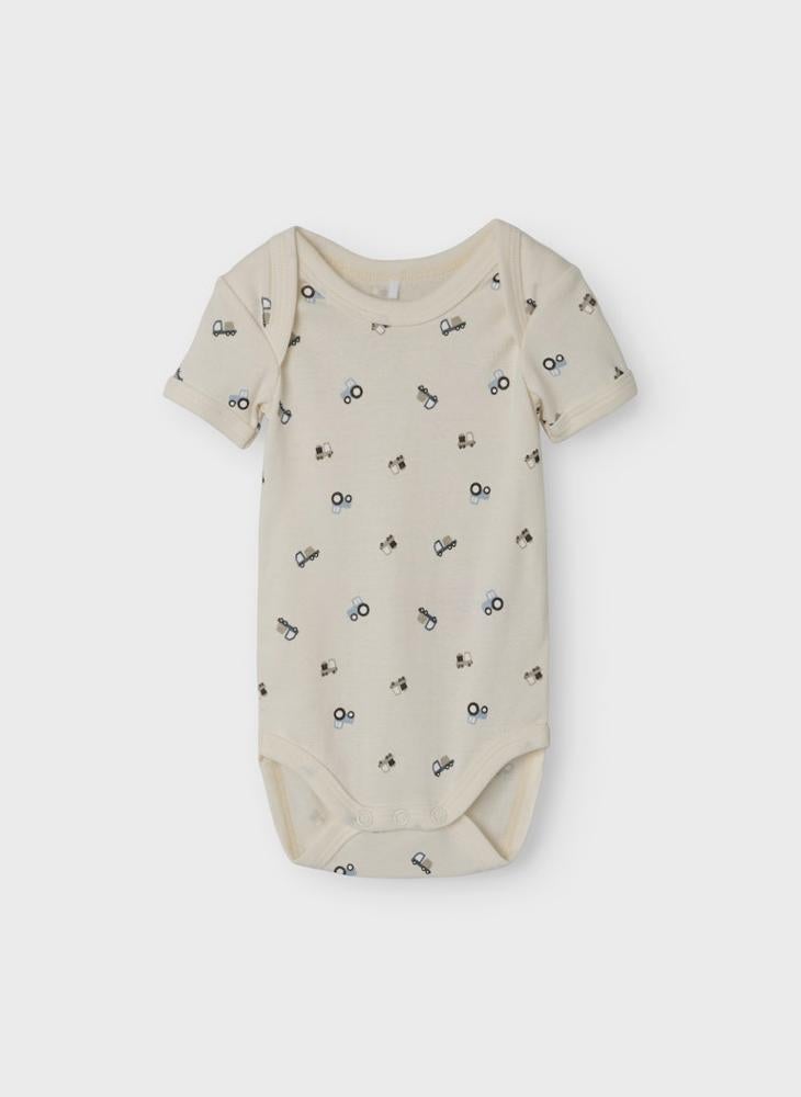 NAME IT - Kids 3Pack Jet Stream Tractor Onesies - Image 1