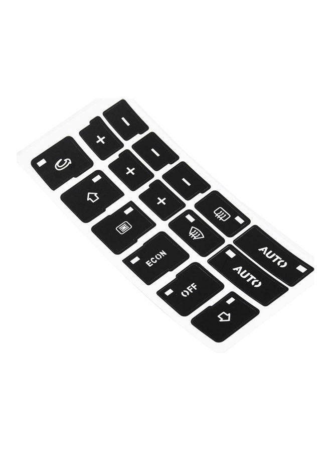 NIBEMINENT Radio Button Stereo Navigation Repair Decals Sticker Replacement For Audi 2000-2004 - Image 4