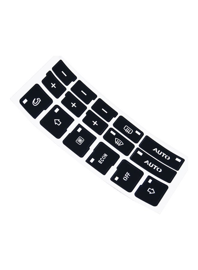 NIBEMINENT Radio Button Stereo Navigation Repair Decals Sticker Replacement For Audi 2000-2004 - Image 2