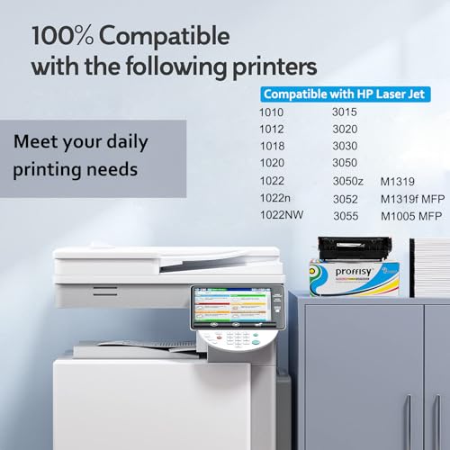 proffisy 12A Toner Cartridge Easy Refill Q2612A Cartridge with 1PCS 12A Toner Powder -100g per Bottle, Compatible with HP LaserJet M1005 MFP,1020,1010/1012/1018/1022/1022n/1022NW/3015/3020/3050/3050z - Image 4