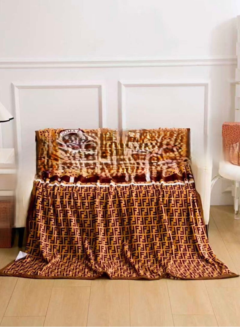 Lightweight Plush and Warm Throw Blanket 