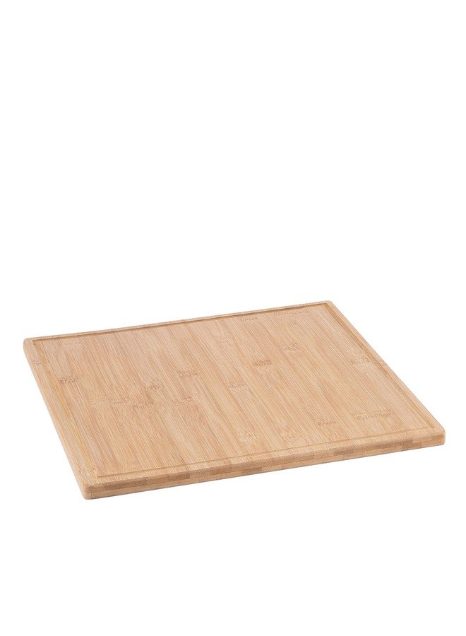 Hammont Bamboo Cutting Boards for Kitchen - Wood Cutting Board with Juice Grooves - Small Wood Cutting Board for Meat, Wooden Cutting Boards for Kitchen Brisket Chopping Board, 16"L x 16"W x 0.5"H Pack of 2 - Image 1