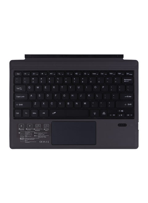 For Microsoft Surface Pro Bluetooth Keyboard Pro34567 Zhuyin Cangjie Multi Language Luminous Keyboard-Colour: Gray And Black-Product Type: For Pro3/pro4/pro2017/pro6/pro7