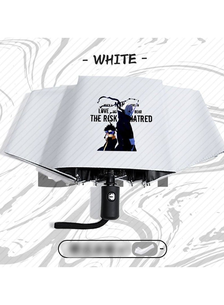 KUYING New Naruto Automatic Folding Sunscreen Umbrella 