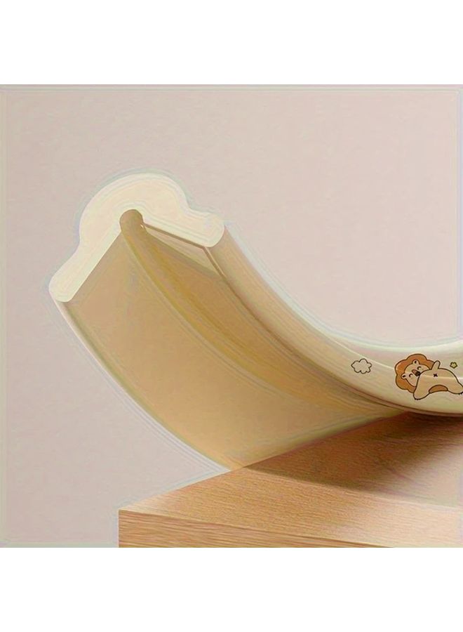 Beige Cloud Shaped Anti Collision Rubber Strip 78 74 Inch Long Home Safety Edge - Image 5