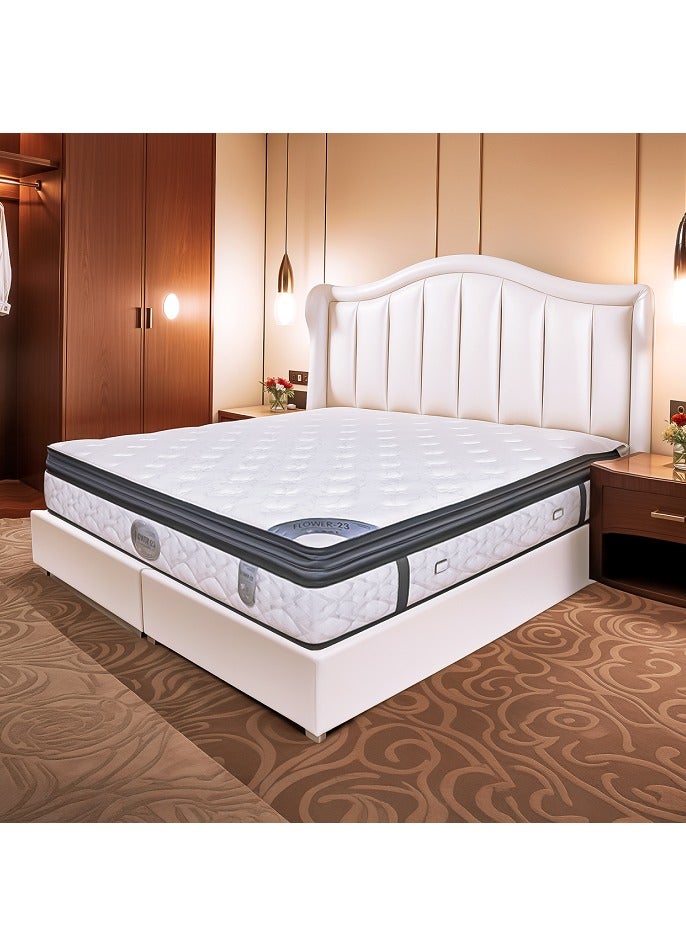 BACK CARE Backcare Flower Mattress Flower – A Premium Medium-Firm Mattress with Advanced Cooling Technology, Ergonomic Support for Spinal Health, Pocket Spring Motion Isolation, and Natural Ventilation for Restful Sleep 200x120x35 CM - Image 1