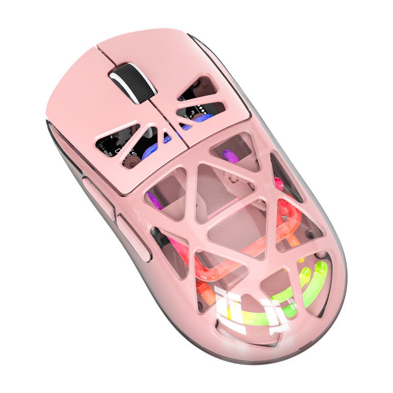 Wireless Gaming Mouse 91g Ultra-Lightweight Ergonomic Design - 3600DPI Superior Performance Tri-Mode Connectivity for PC Gaming, MacOS, Android - Image 1