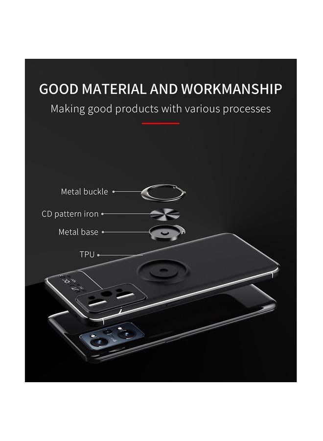 erorex Case For OPPO Realme GT Neo2 Metal Ring Holder 360 Degree Rotating TPU Phone Case - Image 3