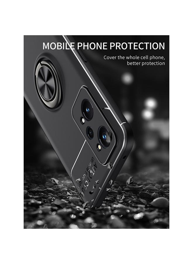 erorex Case For OPPO Realme GT Neo2 Metal Ring Holder 360 Degree Rotating TPU Phone Case - Image 4