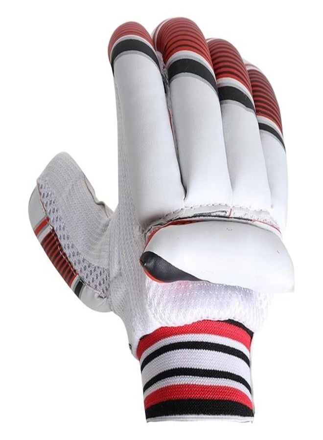 Shopeleven Boys' & Youth Cricket Gloves - Cotton, White, Right Hand, Secure & Comfy Grip - Image 3