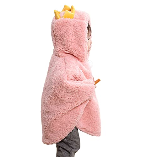 Clobeau Baby's Car Seat Poncho Cute Toddler Hooded Poncho Cloak Coat Cape Coat Snowsuit Warm Poncho Shawl Poncho 0-3Years - Image 2