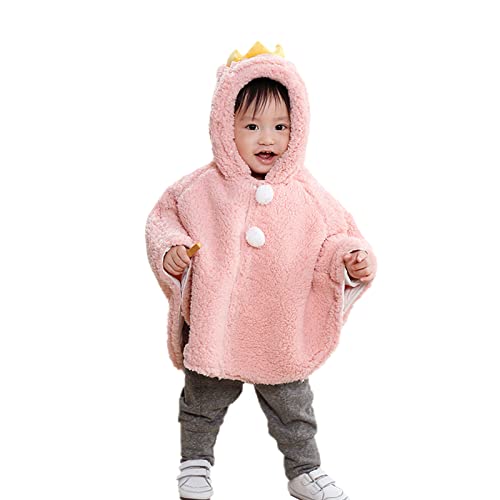 Clobeau Baby's Car Seat Poncho Cute Toddler Hooded Poncho Cloak Coat Cape Coat Snowsuit Warm Poncho Shawl Poncho 0-3Years - Image 1