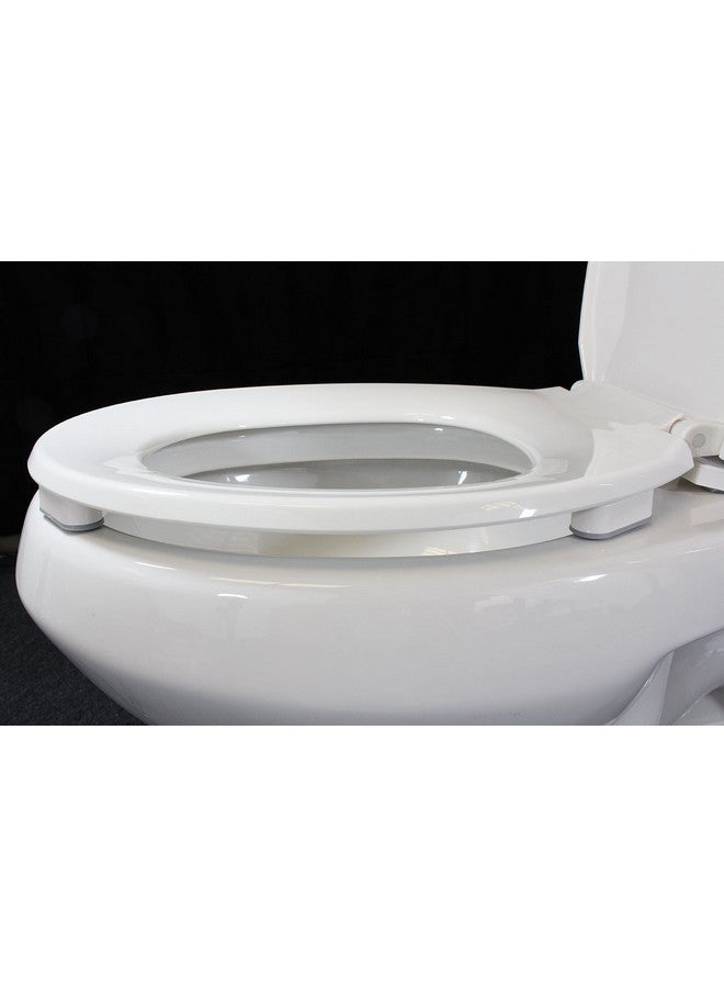 LUXE Bidet LUXE Bidet 4 piece Universal Toilet Seat Bumper Kit, comes with Strong Adhesive - Image 4