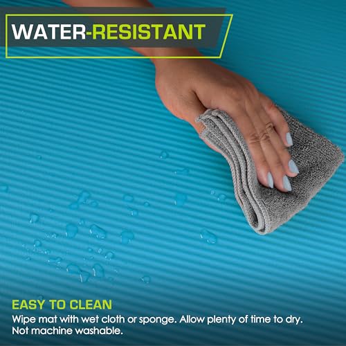 ProsourceFit Extra Thick Yoga and Pilates Mat ½” (13mm), 71-inch Long High Density Exercise Mat with Comfort Foam and Carrying Strap - Image 4