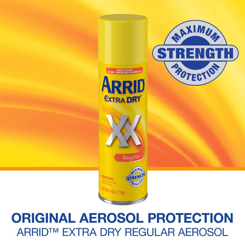 Arrid XX Extra Dry Antiperspirant Deodorant, Regular, Twin Pack (two 6oz. cans) Packaging May Vary - Image 2