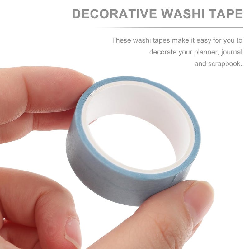 24pcs Macaron Washi Tape Set, 15mm X 2m Thin Decorative Adhesive Tape for Journal Scrapbooking DIY Craft Supplies - Image 3