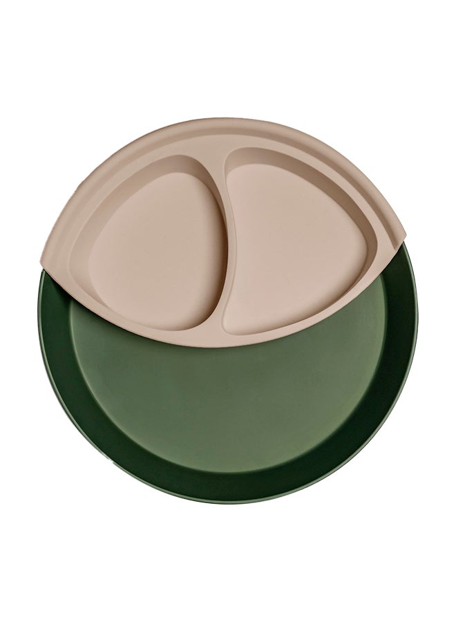 سترون طبق سيليكون مقسم للأطفال - بيج - Image 2