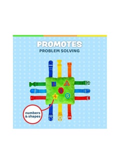 Y&D Buckle Toys, Buster Square, Learning Activity Toy, Develop Fine Motor Skills and Problem Solving, Toddler Travel Essential, Educational Classroom Must Have, Training Children To Learn About Colors  - Image 2