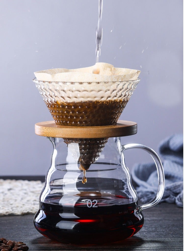 أولد فيلير طقم V60 طقم 6 قطع للتقطير القهوة، صب فوق مجموعة صانع القهوة - Image 3