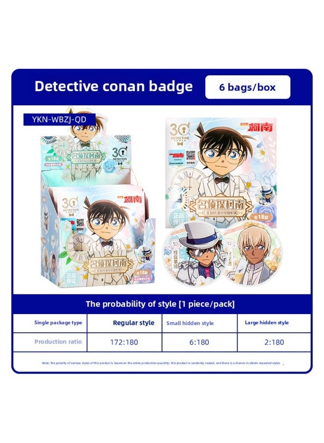 Official Detective Conan Insight Pack No. 6 Card Paper Toy Famous Mystery Collection Card Free Shipping