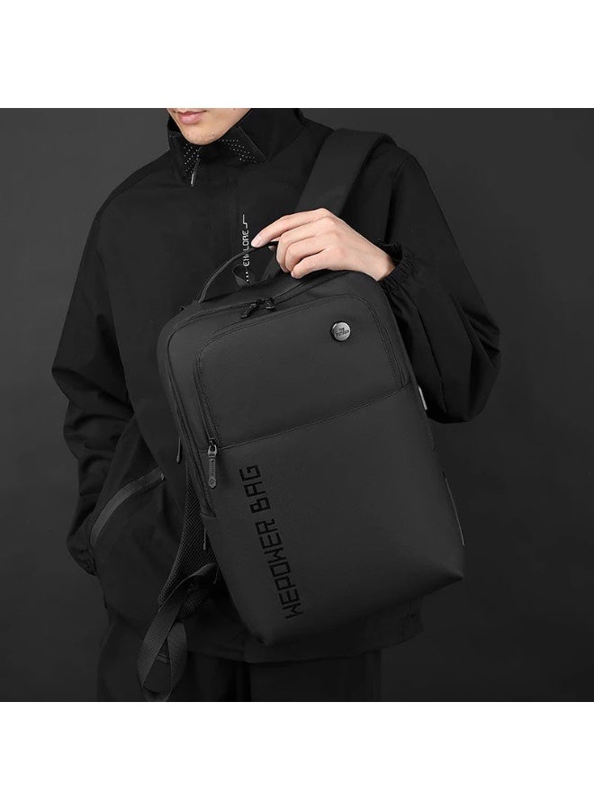 WEPOWER Unisex 15.6-inch waterproof laptop backpack/shoulder bag for travel, suitable for men and women. - Image 2