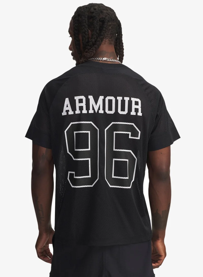 اندر ارمر بلوزة شبكية جيرسي