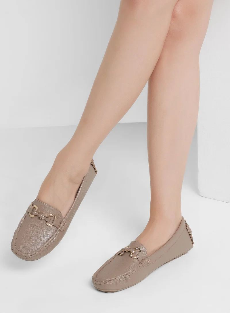 ذا براون Ladies Driver Loafer