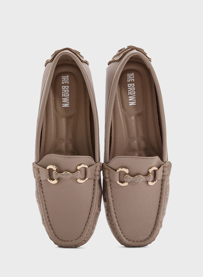 ذا براون Ladies Driver Loafer
