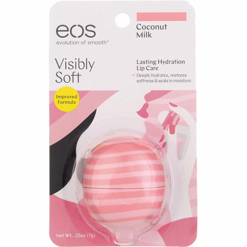 EOS Super Soft Shea Lip Balm Coconut Milk 025 oz Pack of 6