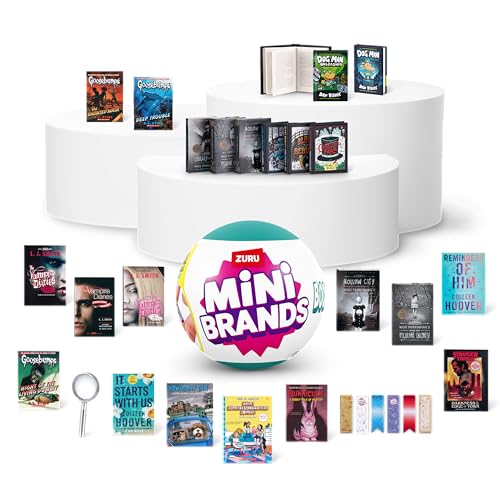Mini Brands كبسولة كتب ميني براندز من زورو - لعبة قابلة للجمع، كبسولات تحتوي على 5 كتب مصغرة غامضة مع صفحات قابلة للقراءة الحقيقية وإكسسوارات للأطفال والمراهقين والبالغين (كبسولة واحدة) - Image 3