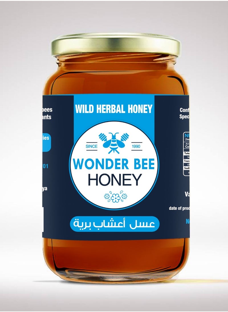 Wonder Bee Honey Wild herbs wonder bee honey 950gm  - Image 1