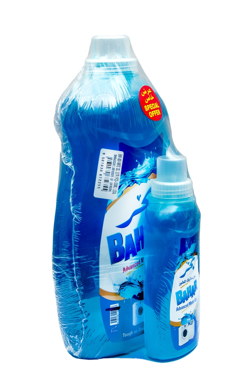 بحر سائل غسيل الملابس ماتيك جل، قوة تنظيف مركزة وانتعاش يدوم طويلاً، 3 لتر مع 500 مل مجاناً - Image 2