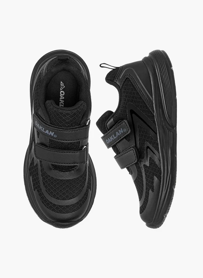 شو اكسبرس Girls Panelled Sports Shoes with Hook and Loop Closure