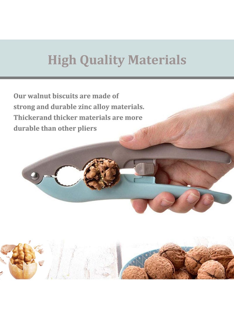 SUNSAR Multifunctional Nutcracker, Nutcracker Chestnut Clip Sturdy Stainless Steel Opener Tool with Non-Slip Handle - Image 2