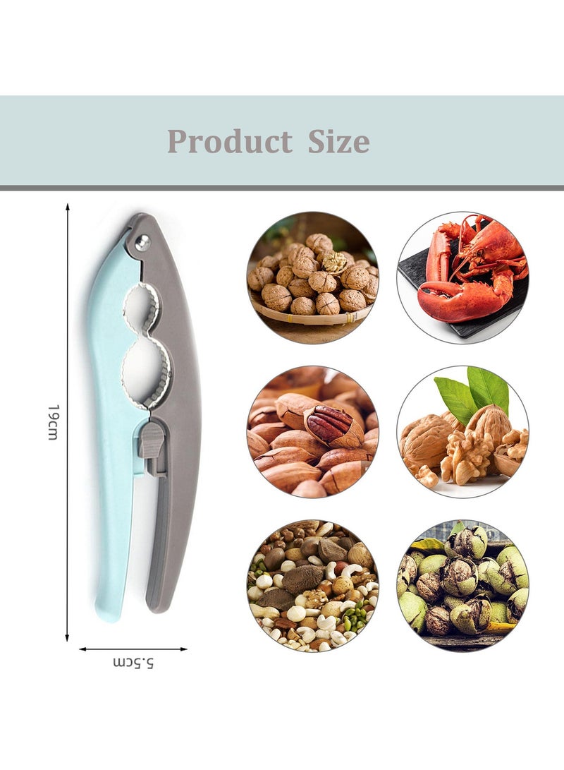 SUNSAR Multifunctional Nutcracker, Nutcracker Chestnut Clip Sturdy Stainless Steel Opener Tool with Non-Slip Handle - Image 4