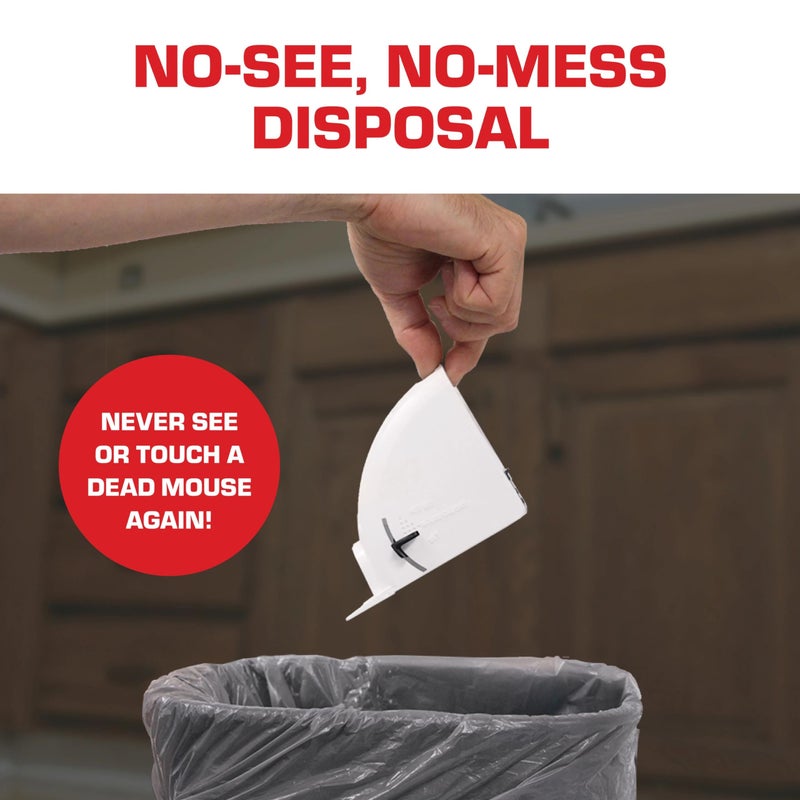 Tomcat Kill & Contain Mouse Trap, Never See a Dead Rodent Again, 2 Traps - Image 5